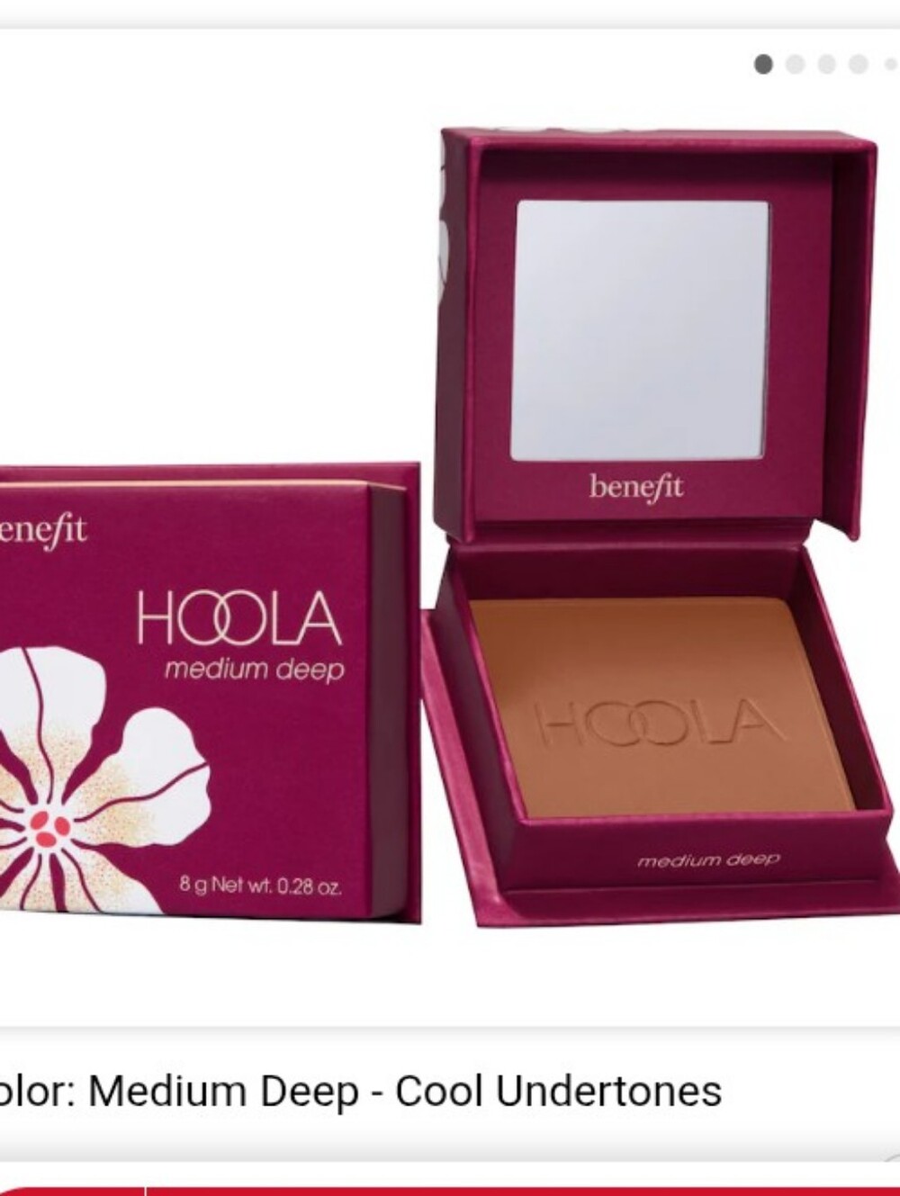 Benefit Hoola Matte Bronzer - Medium Deep Brown
